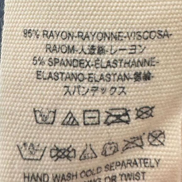 Free People navy blouse size small - Picture 5 of 6